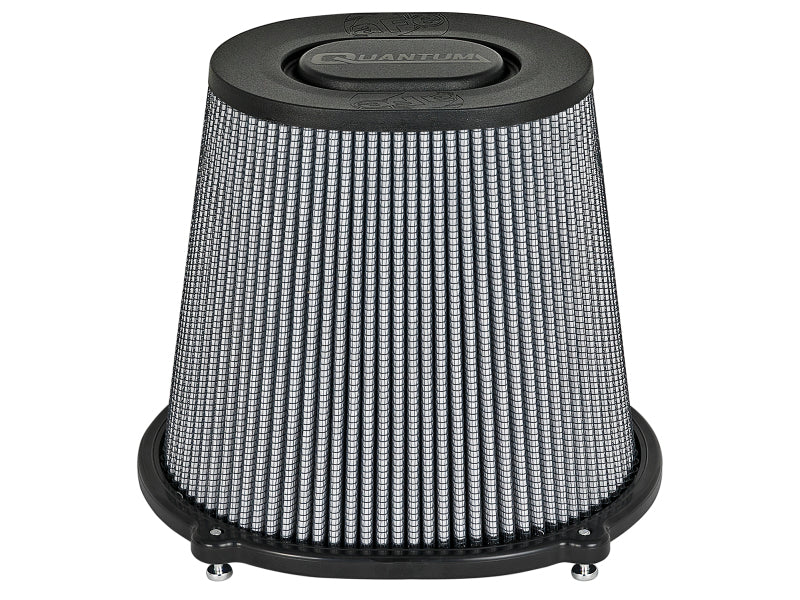 aFe Quantum Intake Pro DRY S Universal Air Filter F-5in. / B-(10x8.75) / T-(6.75x0.5) / H-8in. - Burkken Auto Parts