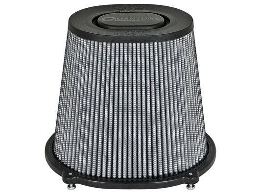 aFe Quantum Intake Pro DRY S Universal Air Filter F-5in. / B-(10x8.75) / T-(6.75x0.5) / H-8in. - Burkken Auto Parts