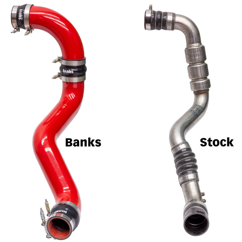 Banks Power 17-19 Chevy/GMC 2500HD/3500HD Diesel 6.6L Boost Tube Upgrade Kit - Red - Burkken Auto Parts