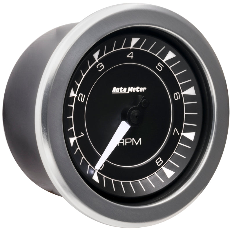Autometer Chrono 3-3/8in 10k RPM In Dash Tachometer Gauge - Burkken Auto Parts