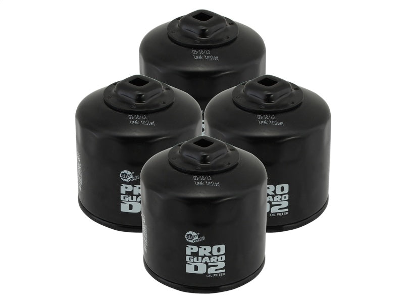 aFe Pro GUARD D2 Oil Filter 13-17 Scion FR-S / Subaru BRZ H4-2.0L (4 Pack) - Burkken Auto Parts