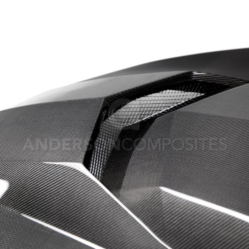 Anderson Composites 2016+ Type-AZ Camaro Double Sided Fiber Hood - Burkken Auto Parts