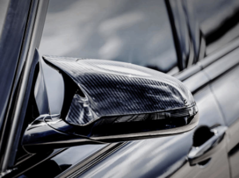 Akrapovic 2014+ BMW M3 (F80) Carbon Fiber Mirror Cap Set - High Gloss - Burkken Auto Parts