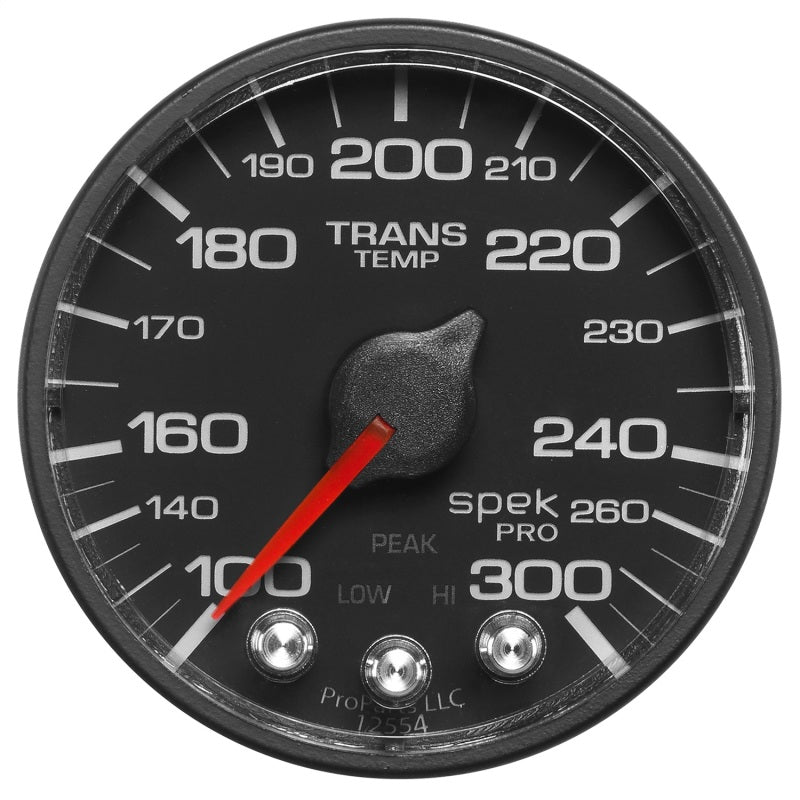 Autometer Spek-Pro 52.4mm 100-300 Deg F Digital Stepper Motor Trans Temp Gauge - Burkken Auto Parts