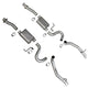 BBK 87-93 Mustang GT Cat Back Kit Varitune Mufflers - Aluminized turn downs - Burkken Auto Parts