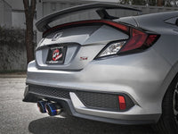 aFe Takeda 3in 304 SS Cat-Back Exhaust System w/ Blue Tips 2017 Honda Civic Si I4 1.5L (t) - Burkken Auto Parts
