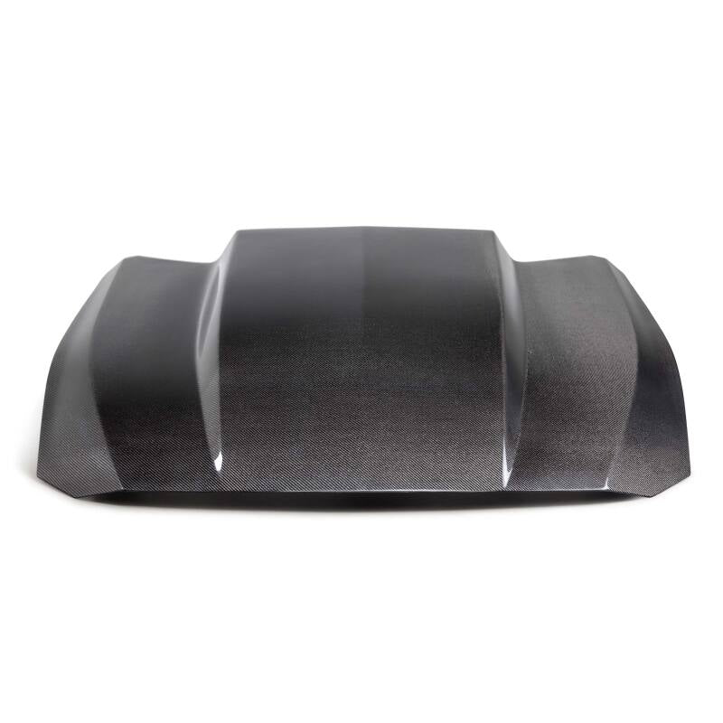 Anderson Composites 2024 Ford Mustang Type-CJ Double-Sided Carbon Fiber Cowl Hood - Burkken Auto Parts