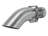 aFe MACH Force-Xp 304 Stainless Steel Clamp-on Exhaust Tip Brushed - Burkken Auto Parts