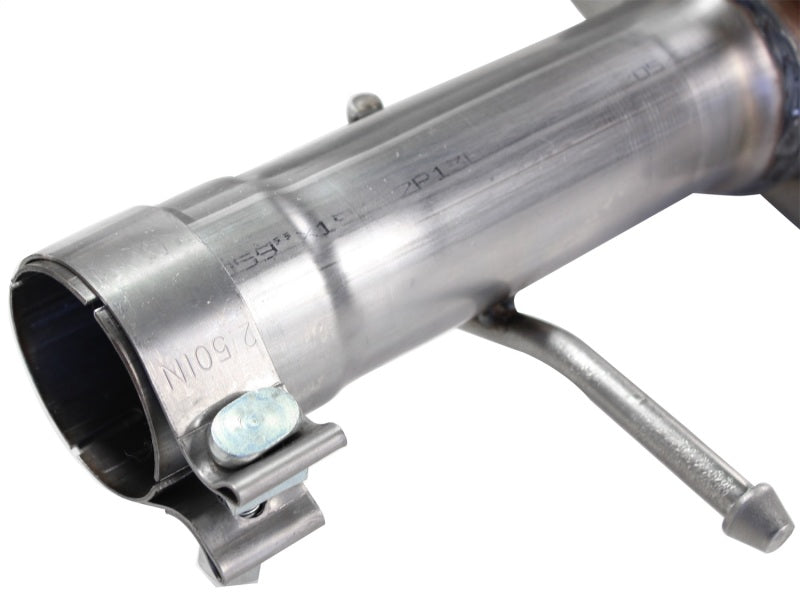 aFe MACHForce XP Exhaust Cat-Back 2.5in SS-409 Hi-Tuck 12-14 Jeep Wrangler Unlimited V6 3.6L 4Dr - Burkken Auto Parts