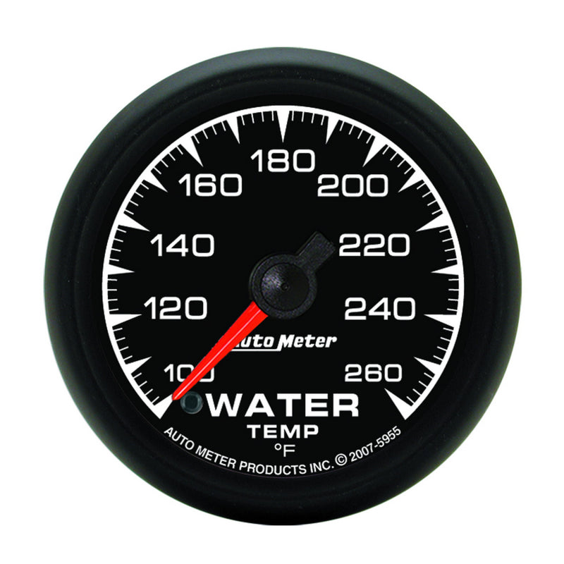 Autometer ES 52.4mm 100-260 deg. F Water Temprature Gauge - Burkken Auto Parts
