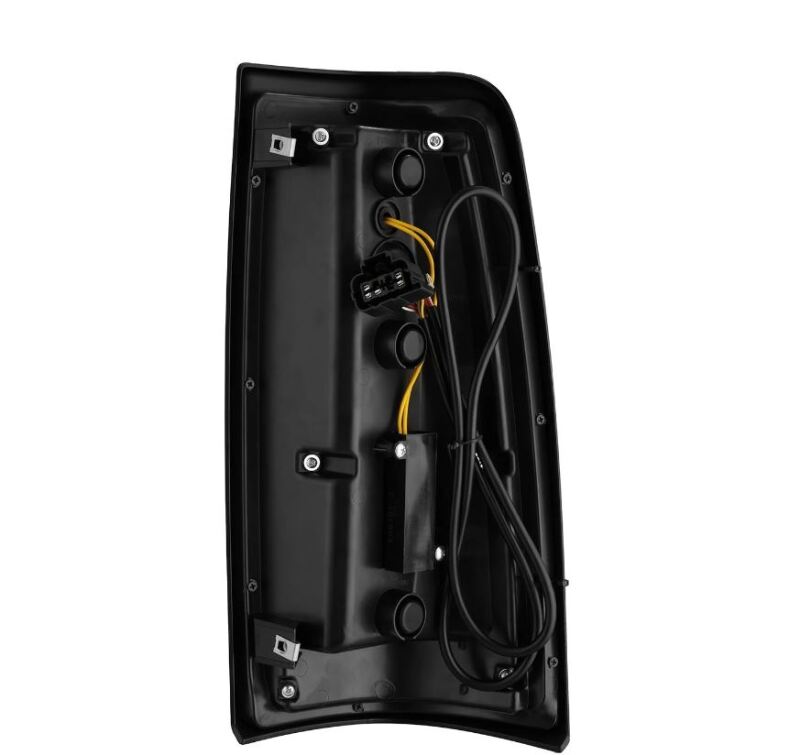 AlphaRex 99-06 Chevrolet Silverado/99-06 GMC Sierra LUXX-Series LED Tail Lights - Black - Burkken Auto Parts