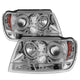 Spyder Jeep Grand Cherokee 99-04 Projector Headlights LED Halo LED Chrm - PRO-YD-JGC99-HL-C - Burkken Auto Parts