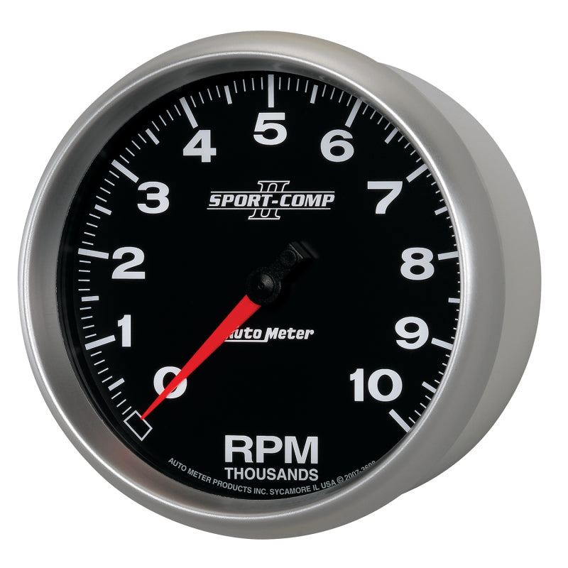 Autometer Sport-Comp II 5 inch 0-10000 RPM In Dash Tachometer - Burkken Auto Parts
