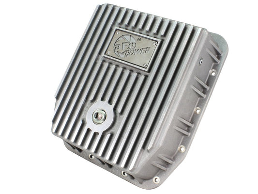 afe Transmission Pan (Raw); Ford Trucks 93-08 AODE/4R70W - Burkken Auto Parts