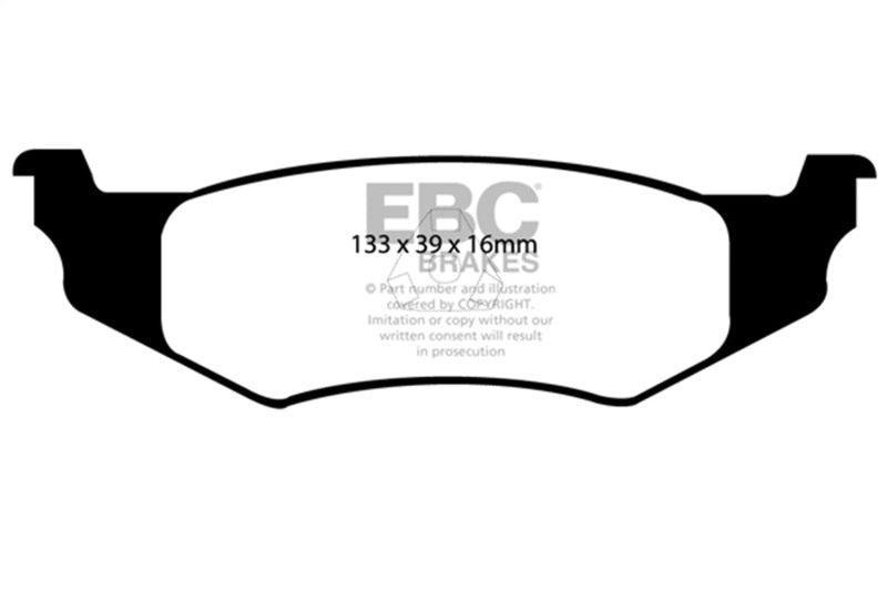 EBC 99-04 Chrysler 300M 3.5 Greenstuff Rear Brake Pads - Burkken Auto Parts