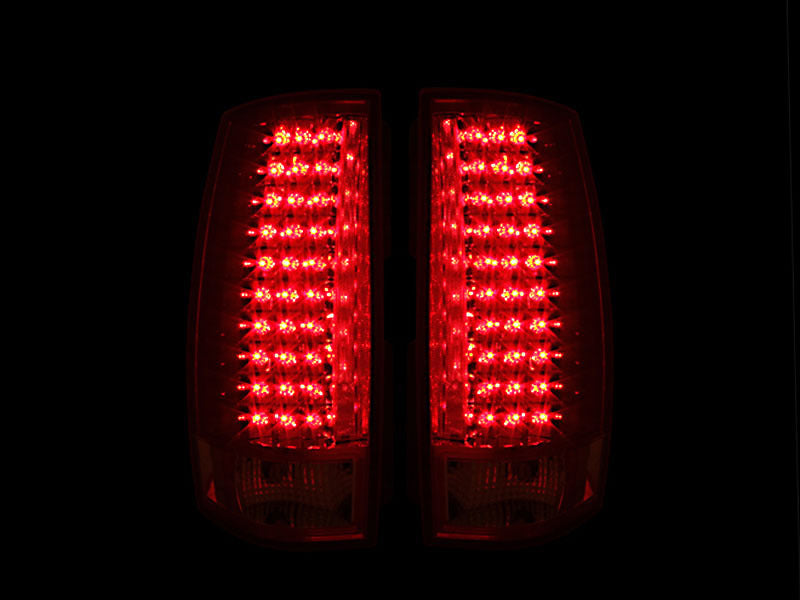 ANZO 2007-2014 Chevrolet Suburban LED Taillights Black G4 - Burkken Auto Parts