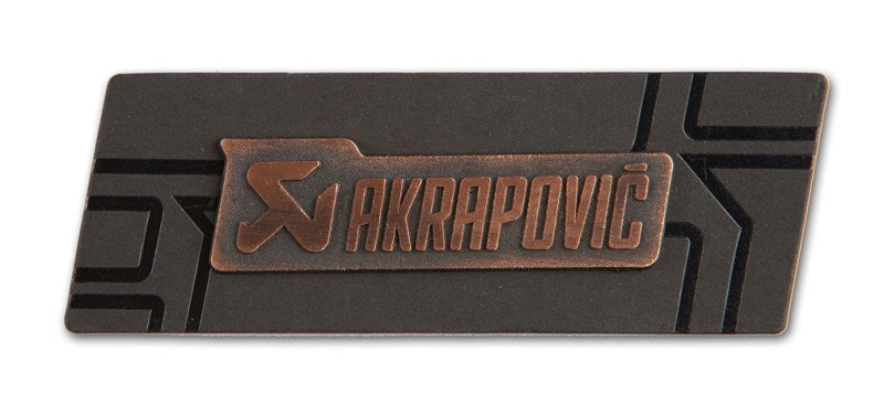Akrapovic Copper sign badge - Burkken Auto Parts