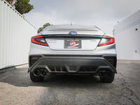 aFe POWER Takeda 3in to 2-1/2in 304 SS Cat-Back Exhaust w/ Black Tips 22-23 Subaru WRX H4-2.4L (t) - Burkken Auto Parts