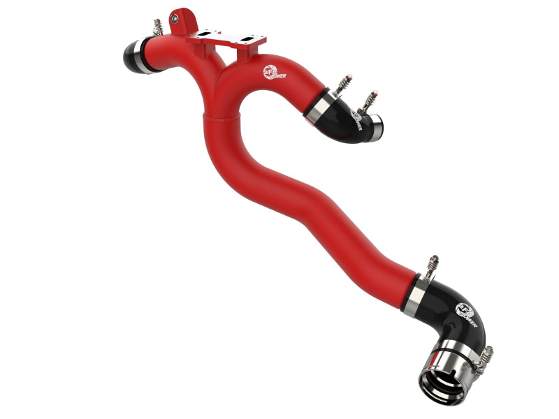 AFE 2018-2020 Kia Stinger 19-22 G70 BladeRunner 3in Aluminum Hot Charge Pipe Red - Burkken Auto Parts