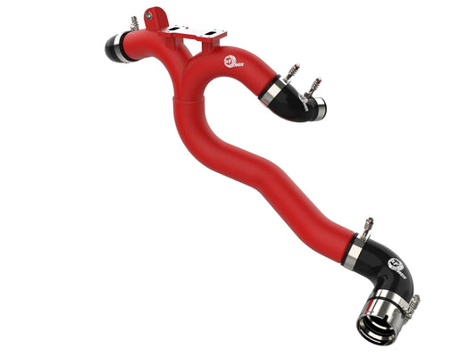 AFE 2018-2020 Kia Stinger 19-22 G70 BladeRunner 3in Aluminum Hot Charge Pipe Red - Burkken Auto Parts