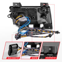 ANZO 2018-2021 Jeep Wrangler LED Side Markers Chrome Housing Clear Lens w/ Sequential Signal - Burkken Auto Parts