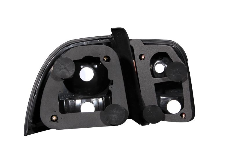 ANZO 1996-1997 Honda Accord Taillights Black - Burkken Auto Parts