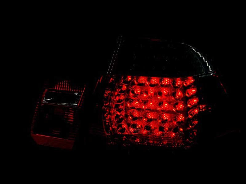 ANZO 1999-2001 BMW 3 Series E46 LED Taillights Red/Clear 4pc - Burkken Auto Parts