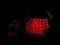 ANZO 1999-2001 BMW 3 Series E46 LED Taillights Red/Clear 4pc - Burkken Auto Parts