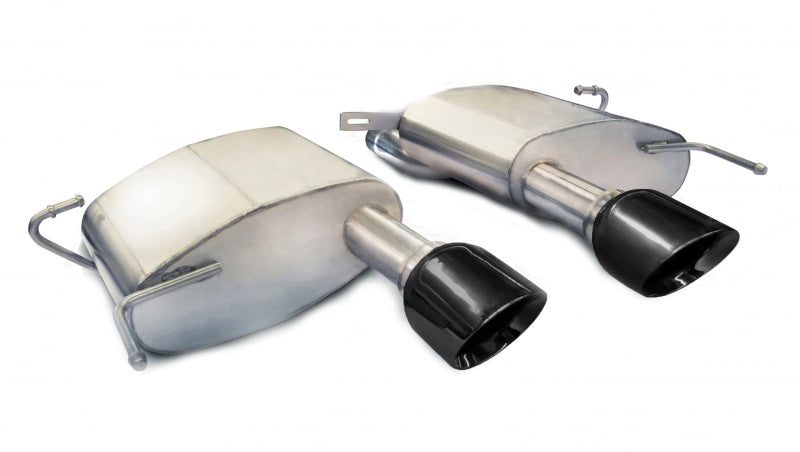 Corsa 2011-2015 Cadillac CTS Coupe V 6.2L V8 Black Sport Axle-Back Exhaust - Burkken Auto Parts