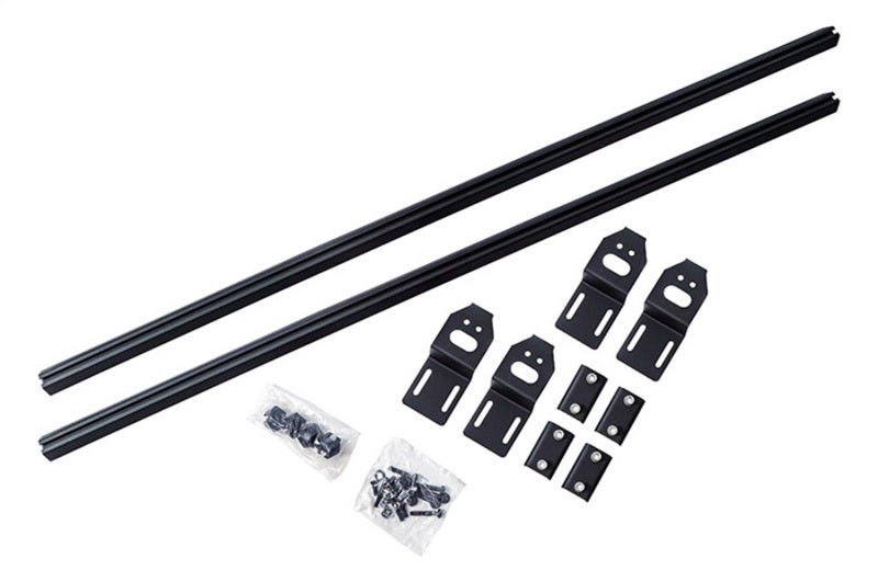 Deezee Universal Cargo Management Universal Hex Series Cross Rails - Txt Blk (MidSize) - Burkken Auto Parts