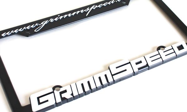 GrimmSpeed License Plate Frame (Pair) - Burkken Auto Parts