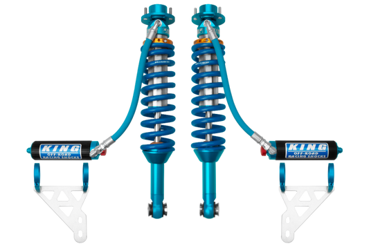 King Shocks 2019+ Ford Ranger Raptor 2.5 IBP Front Coilovers w/ RR & Comp Adj. - Pair - Burkken Auto Parts