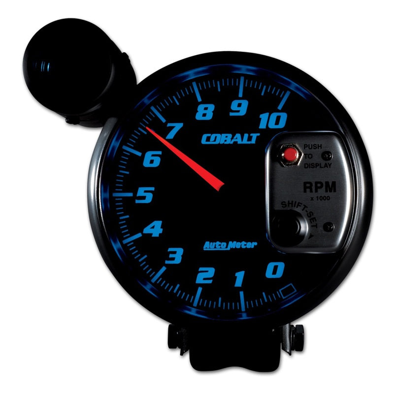 Autometer Cobalt 5 inch 10000 RPM Tachometer w/ Shift Light - Burkken Auto Parts