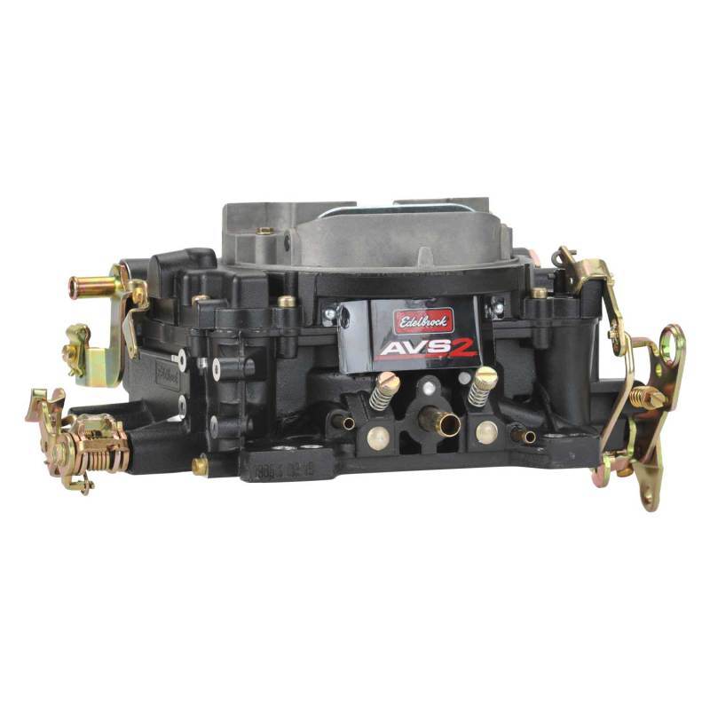Edelbrock Carburetor AVS2 Series 650 CFM Manual Choke Black Powder Coated (Non-EGR) - Burkken Auto Parts