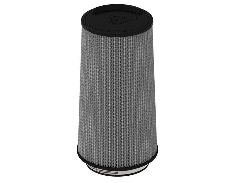 aFe Magnum FLOW Pro DRY S Air Filter (6.75x5)in F x (9.25x7.5)in B x (7.75x6)in T x 18in H - Burkken Auto Parts