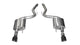 Corsa 2015-2017 Ford Mustang GT 5.0 3in Axle Back Exhaust Black Dual 4.5in Tip Sport - Burkken Auto Parts