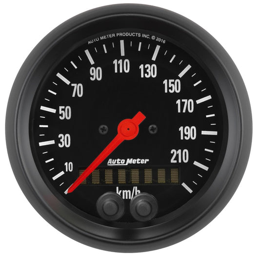 Autometer Z Series 3-3/8in 0-225KM/H (GPS) Speedometer Gauge - Burkken Auto Parts