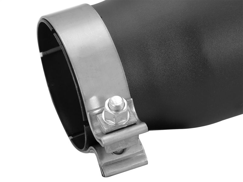 aFe MACHForce-XP 3.5in 409 Stainless Steel Exhaust Tip 3.5in x 4.5in Out x 12in L Clamp-On - Burkken Auto Parts