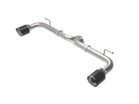 aFe Takeda 2-1/2in 304 SS Axle-Back Exhaust w/ Carbon Fiber Tips 14-18 Mazda 3 L4 2.0L/2.5L - Burkken Auto Parts