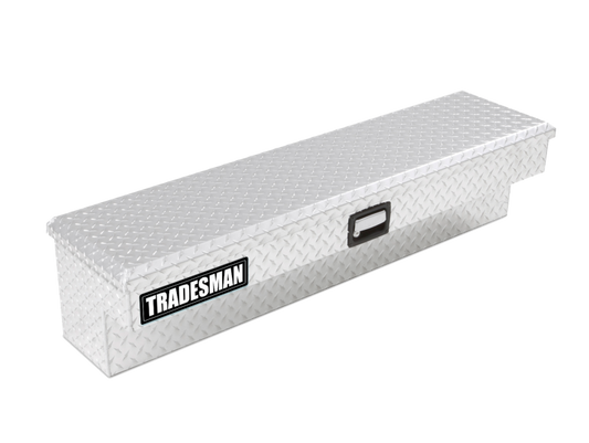 Tradesman Aluminum Side Bin Truck Tool Box (60in.) - Brite - Burkken Auto Parts
