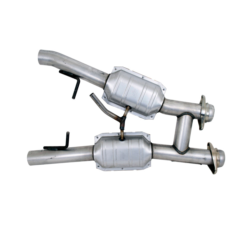 BBK 94-95 Mustang 5.0 High Flow H Pipe With Catalytic Converters - 2-1/2 - Burkken Auto Parts