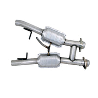 BBK 94-95 Mustang 5.0 High Flow H Pipe With Catalytic Converters - 2-1/2 - Burkken Auto Parts
