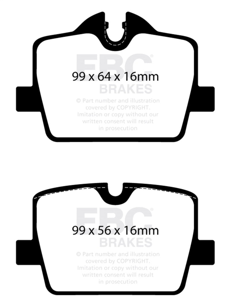 EBC 2019+ BMW Z4 G29 2.0T Greenstuff Rear Brake Pads - Burkken Auto Parts