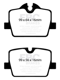 EBC 2019+ BMW Z4 G29 2.0T Greenstuff Rear Brake Pads - Burkken Auto Parts