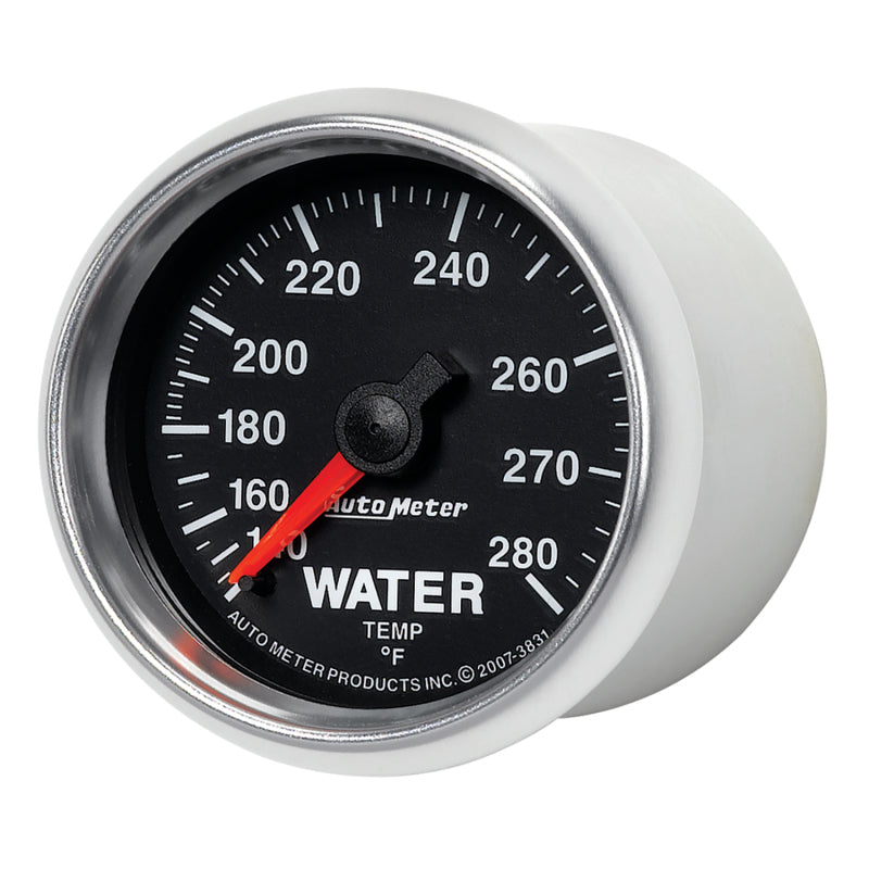 AutoMeter Gauge Water Temp 2-1/16in. 140-280 Deg. F Mechanical Gs - Burkken Auto Parts
