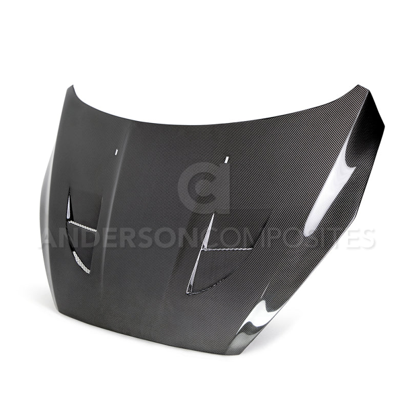 Anderson Composites 2015+ Ford Focus RS Type-SA Carbon Fiber Hood - Burkken Auto Parts