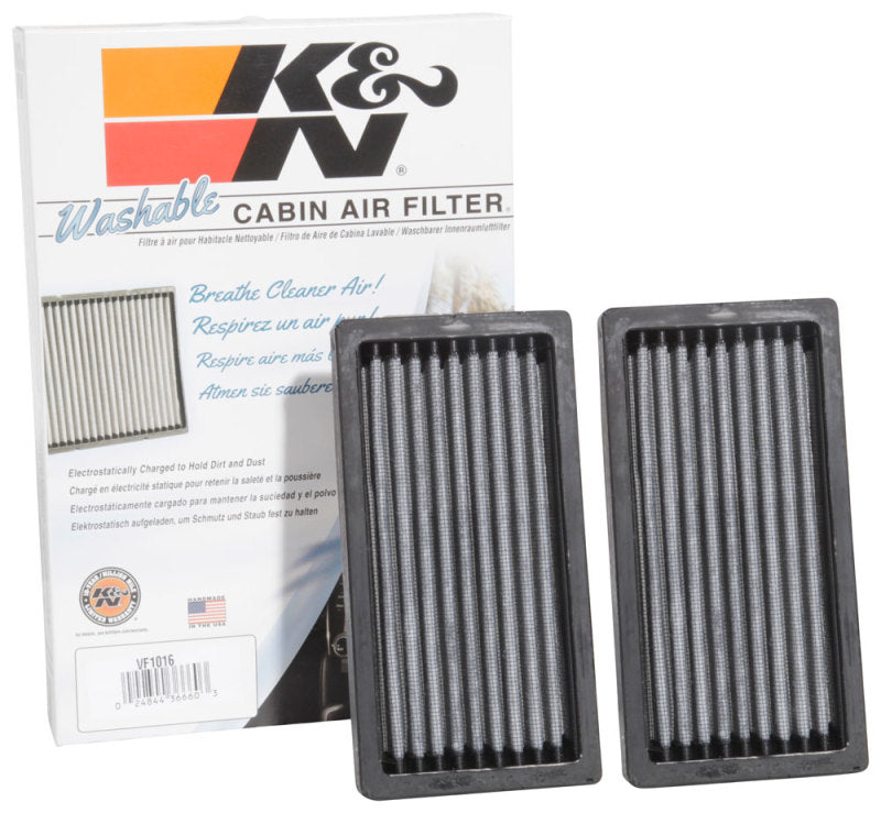 K&N 08-12 Jeep Liberty V6-3.7L Cabin Air Filter (2 Per Box) - Burkken Auto Parts