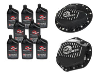 aFe Power Front/Rear Diff Cover Kit w/ Oil 03-13 Dodge L6 Trucks (AAM 9.25-14 & AAM 11.5-14)