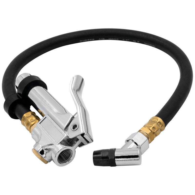 Autometer Inflator Assembly Tire Pressure Gauge w/ 18in Hose - Burkken Auto Parts