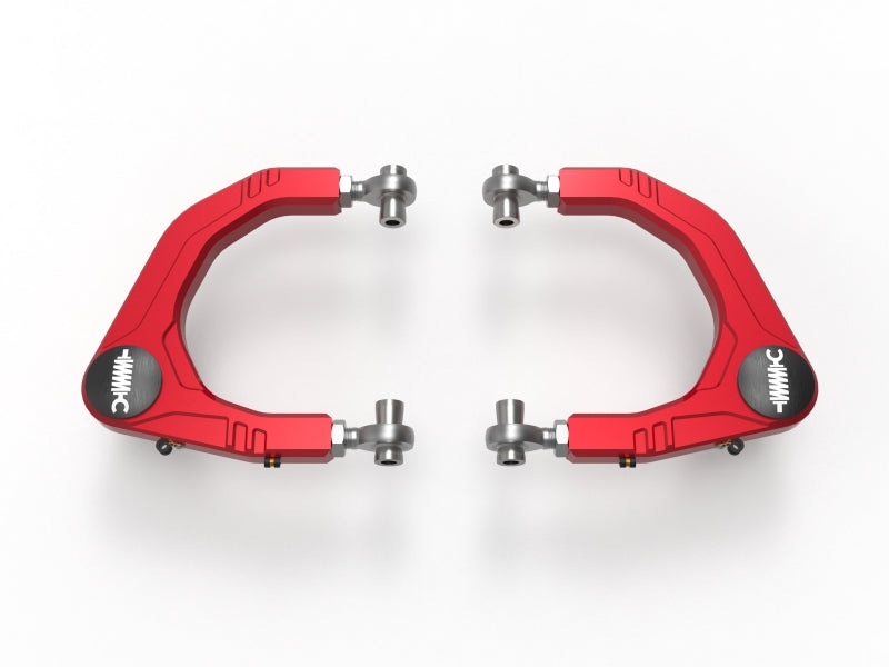 aFe Control 05-23 Toyota Tacoma Upper Control Arms - Red Anodized Billet Aluminum - Burkken Auto Parts